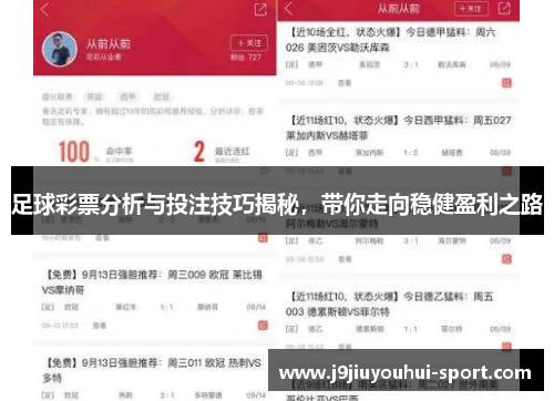 足球彩票分析与投注技巧揭秘，带你走向稳健盈利之路